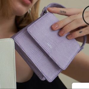 Jw Pei Fae Mini Top Handle Bag - Purple Lizard